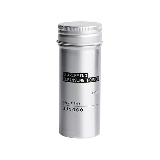 JUNO & Co. JADE Clarifying Cleansing Powder, Refill Pod Only for Effortless Cleanse with Exfoliating and Hydrating