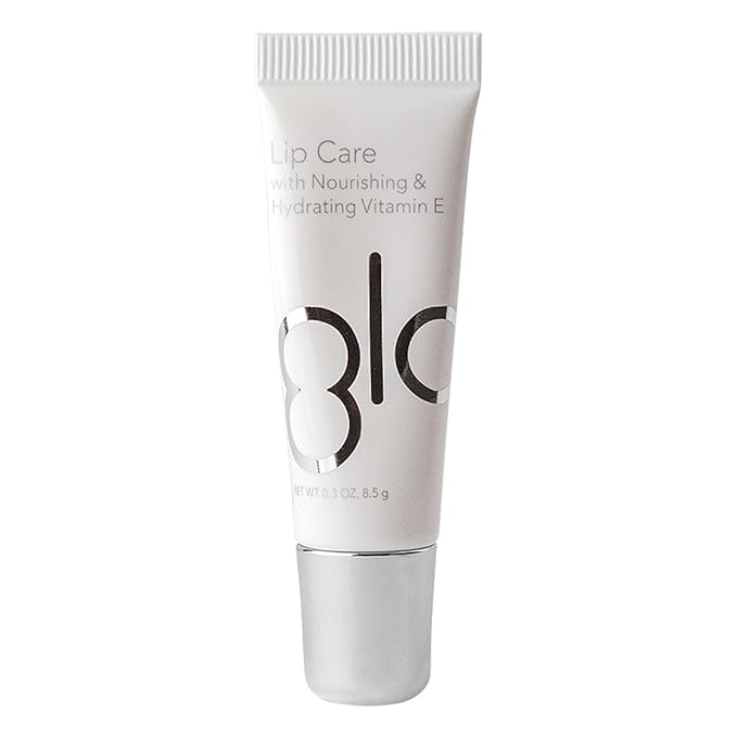 GLO Lip Care: Lip Balm w/Nourishing & Hydrating Vitamin E, Shea Butter, Aloe & CoQ10 — Travel Size 0.3 Ounce Tube, Mint Flavor — Apply Prior to Teeth Whitening Treatment