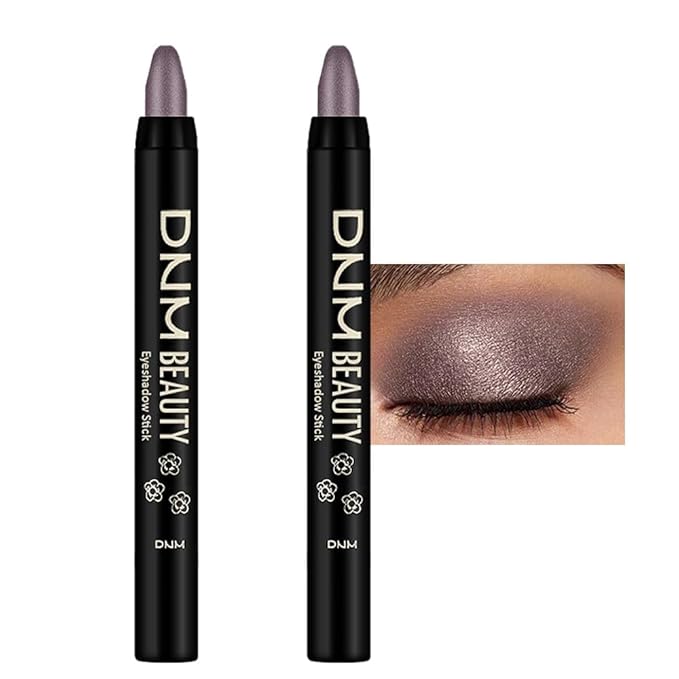 evpct 2Pcs Cream Eyeshadow Sticks Set for Eyes Waterproof, Smoky AmethystShimmer Matte Eye shadow Stick Pencil Pen Bulk sombras en crema para ojos 24+24