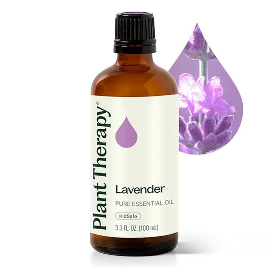 Plant Therapy Lavender Essential Oil 100% Pure, Undiluted, Natural Aromatherapy, Therapeutic Grade 100 mL (3.3 oz)