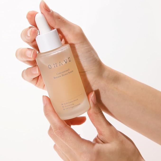OHAVE Vegan Serum - Natural Ingredients for Even Skin Tone Skin Vitality & Firmness Care Cruelty Free Dermatologically Tested for Low Irritation Suitable for All Skin Types 20 Free Clean Beauty - 50ml