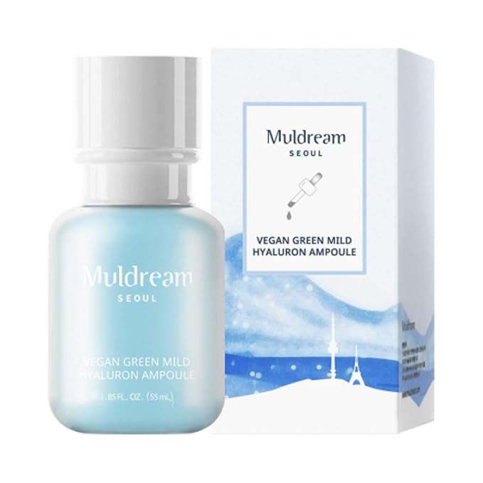 Vegan Green Mild Hyaluron Ampoule 55mL / 1.85 Fl oz - SOS Moisture Care