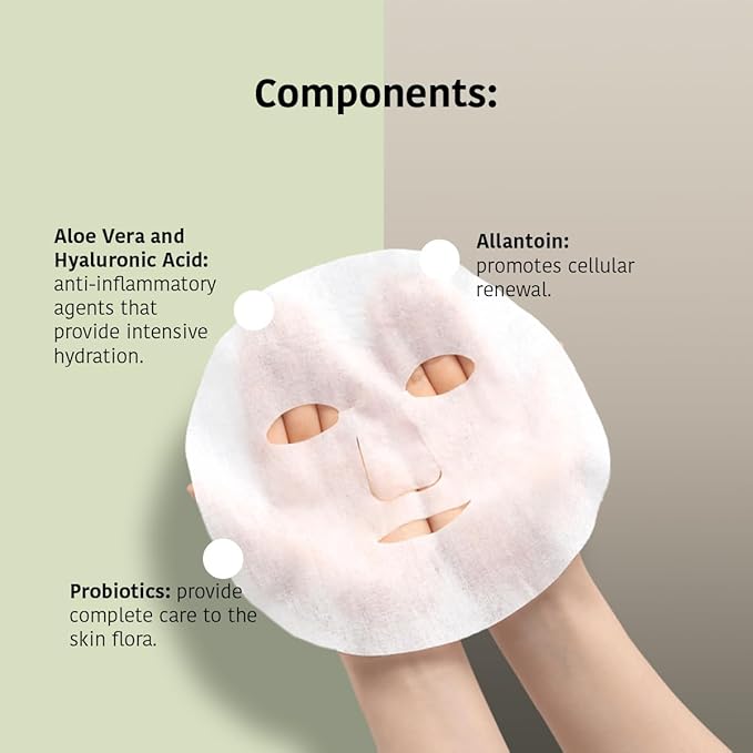 Aloe Vera Skin Care Mask - Pack of 5 Pieces