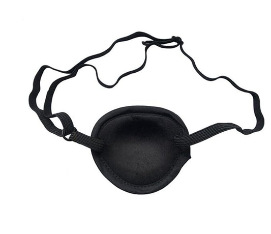 Black Eyepatch-Comfortable Adjustable Concave Shape Single Eye Mask Amblyopia Corrected Visual Acuity Recovery Eye Patch Mask Cover Pads for Lazy Eye/Amblyopia/Strabismus Recovery size S for Kids