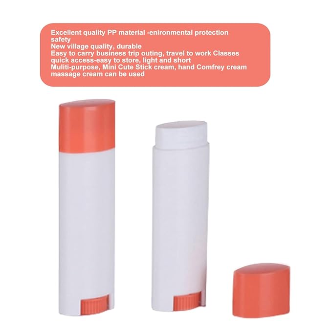 5ml 50Pcs Empty Oval Deodorant Lip balm,DIY
