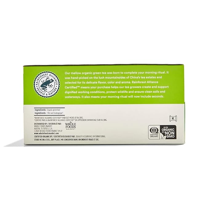 365 by Whole Foods Market, Tea Green Organic, 70 Count
