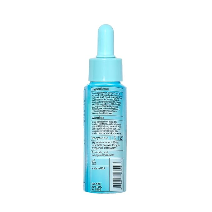 Eva NYC H2-Whoa Hydrating 3-in-1 Scalp Serum, Infused with Hyaluronic Acid and Glycolic Acid, 2.0 fl oz