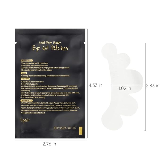 100 pair set eye gel