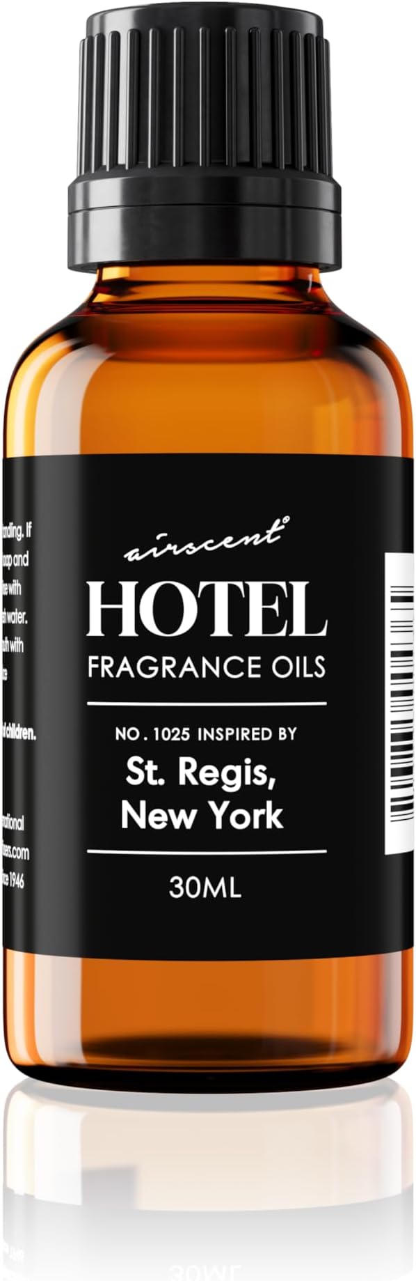 AirScent Hotel Diffuser Oil Inspired by The St.Regis Hotel Scent - Premium Fragrance Oil No. 1025 for Ultrasonic and Waterless Diffusers and Crafting - 30 mL, 1 fl oz Glass Bottle with Dropper