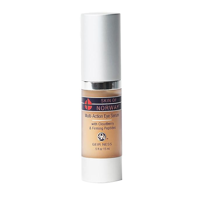 Geir Ness Skin of Norway Multi-Action Eye Serum - Cloudberry & Firming Peptides - Illuminate Dark Circles - For Tired and Puffy Eyes