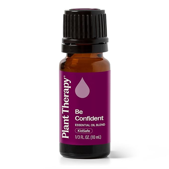 Plant Therapy Be Confident Essential Oil Blend 10 mL (1/3 oz) 100% Pure, Undiluted, Natural Aromatherapy