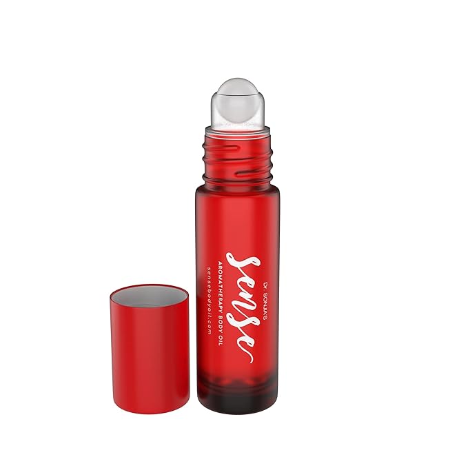 Sense Relaxing Organic Body Oil | Every Day Use Massage Oil, Aroma Therapy, Natural Skin Moisturizer |100% Hypoallergenic | Made in The USA