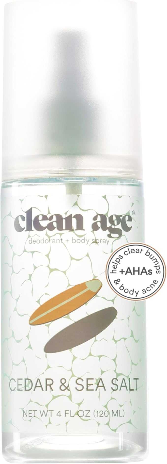 Aluminum Free Deodorant & Body Spray for Whole Body - Cedar 4oz - Clean Deodorant and Body Spray for Teen Boys and Girls - With AHA Fights Body Acne-Formula Specific Body Spray for Teens