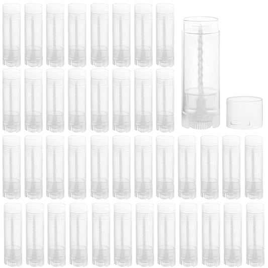 40 PCS 4.5g Oval Lip Balm (Clear)