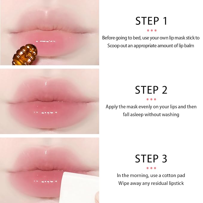 3 PCS Bee Lip Balm Honey Wrinkle