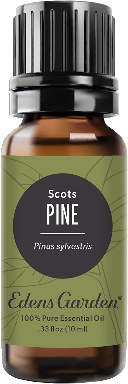 Edens Garden Pine- Scots Essential Oil- 100% Pure Premium Grade, Undiluted, Natural, Therapeutic, Aromatherapy, The Best for Diffuser, Candle, Humidifiers, Kid Safe 10 ml (.33 fl oz)