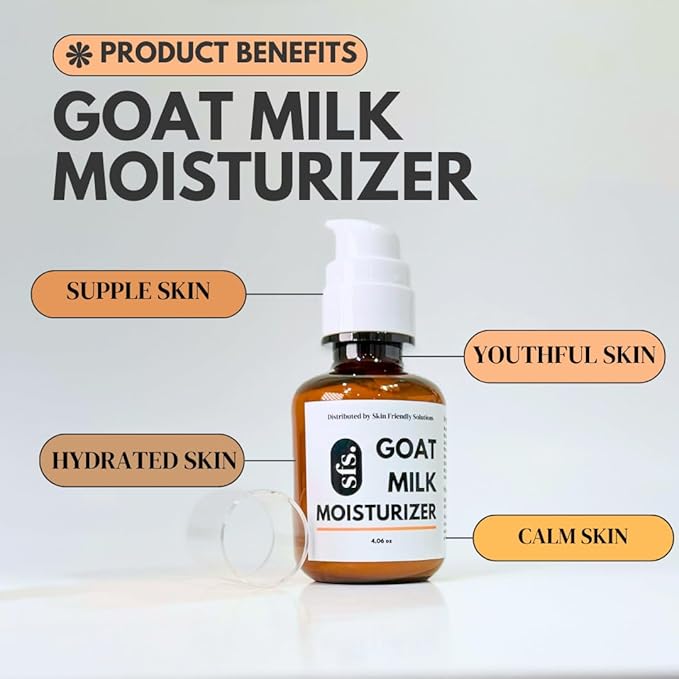 Goat Milk moisturizer face cream with Organic Honey, Aloe Vera and Coconut Oil - organic and all natural lotion goats milk lotion for women