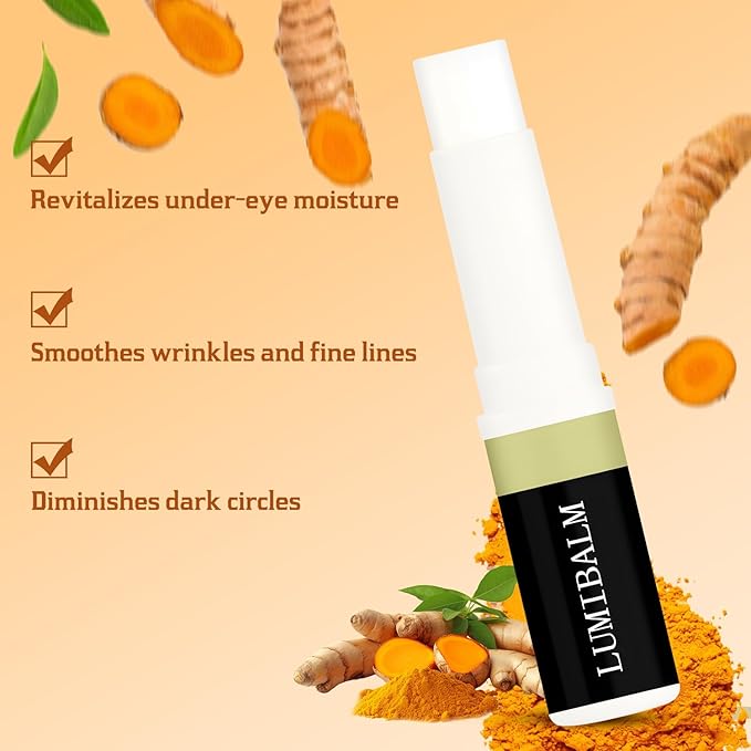 2 PCS Lumibalm Eye Serum Stick, Lumibalm Balm Stick, For Under Eye Bags, Erase Dark Circles Fade Lines, Deeply Moisturizes, Anti Aging Serum Stick