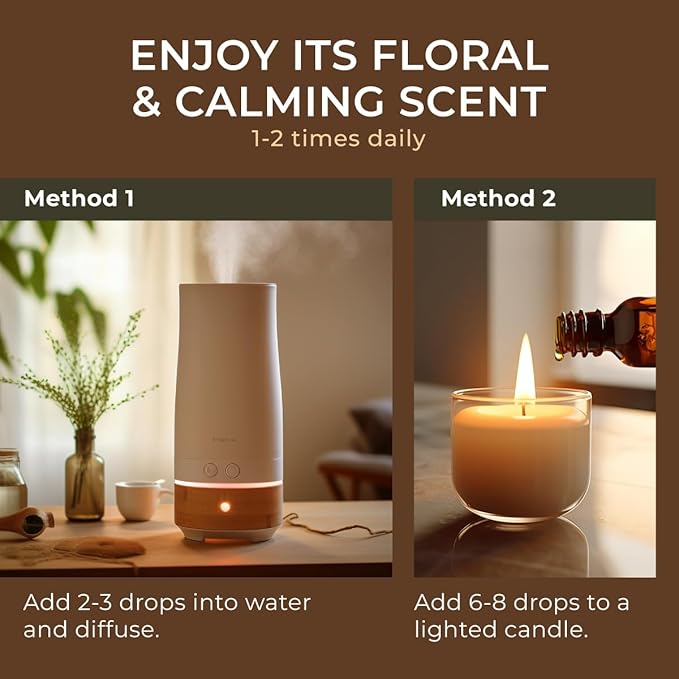 Gya Labs Ylang-Ylang Essential Oil for Diffuser - 0.34 Fl Oz - 100% Pure Natural Ylang Ylang Essential Oil for Skin, Hair Health, Face, Aromatherapy & Candle Making Scent