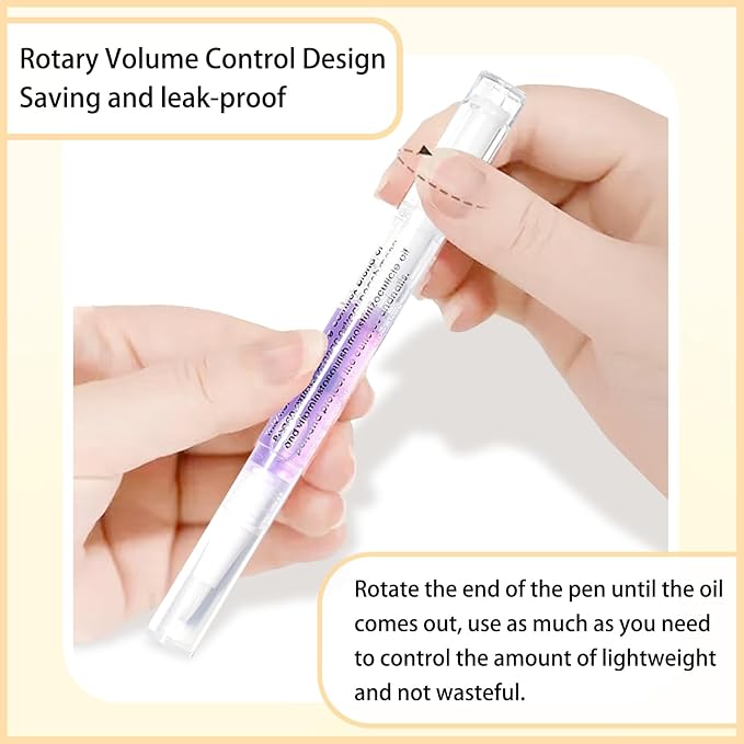 18Pcs Nail Cuticle Oils Nail Nutrition Oil Pen Nail Nourishment Pens 18Smell Cuticle Revitalizer for Agnail Nourish Skin Nail Care