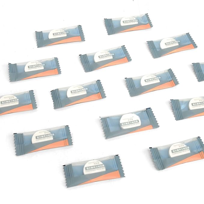 100PCS Compressed Facial Mask Disposable DIY Cosmetic Compressed Facial Mask Sheet Mask Paper Skin Care Wrapped Masks with Mask Bowl