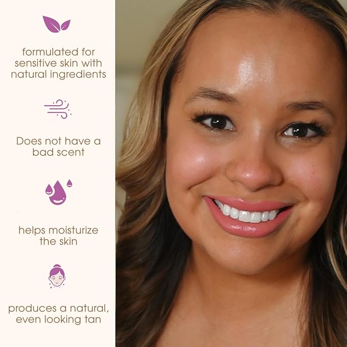 Face Self Tanner Drops with Revitalizing Cream, Self Tanning Drops for Face, Face Tanner Bronzing Drops, Face Tanning Drops to Add to Moisturizer 1oz+3.4oz