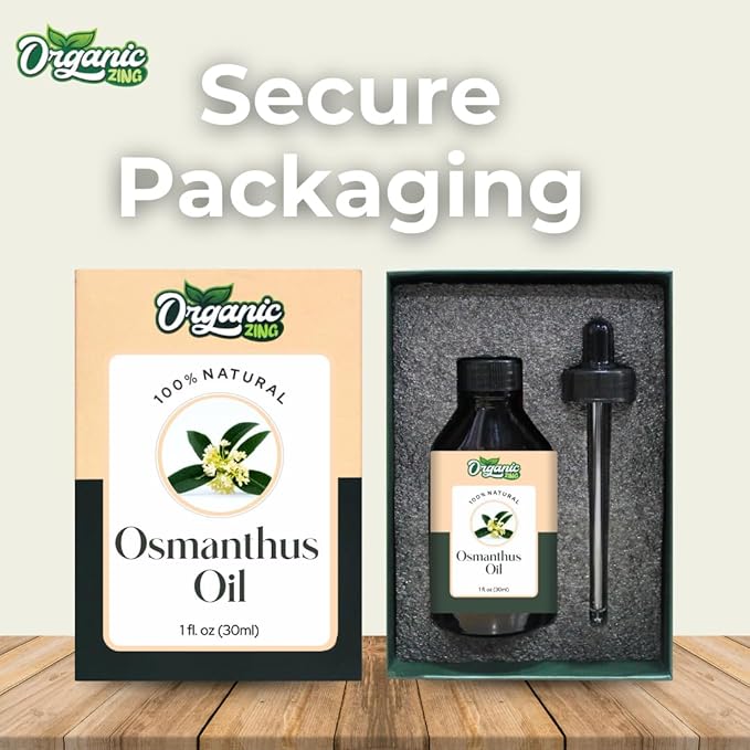 Osmanthus (Osmanthus fragrans) Oil | Pure & Natural Steam Distilled Essential Oil for Aroma, Diffusers & Skincare - 30ml/1.01fl oz