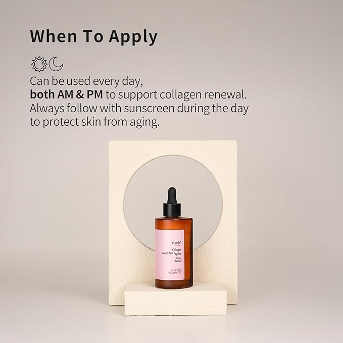 Complex Collagen Serum with Peptides (3oz) Lifting, Firming, and Skin-Supporting Formula for Plump, Youthful-Looking Skin, Easter Gift, Mother's Day Gifts