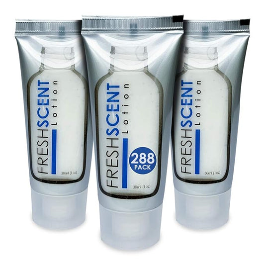 Freshscent Lotion 1oz (288 Pack) Hotel Travel Size, Bulk Amenities and Toiletries for Hospitality