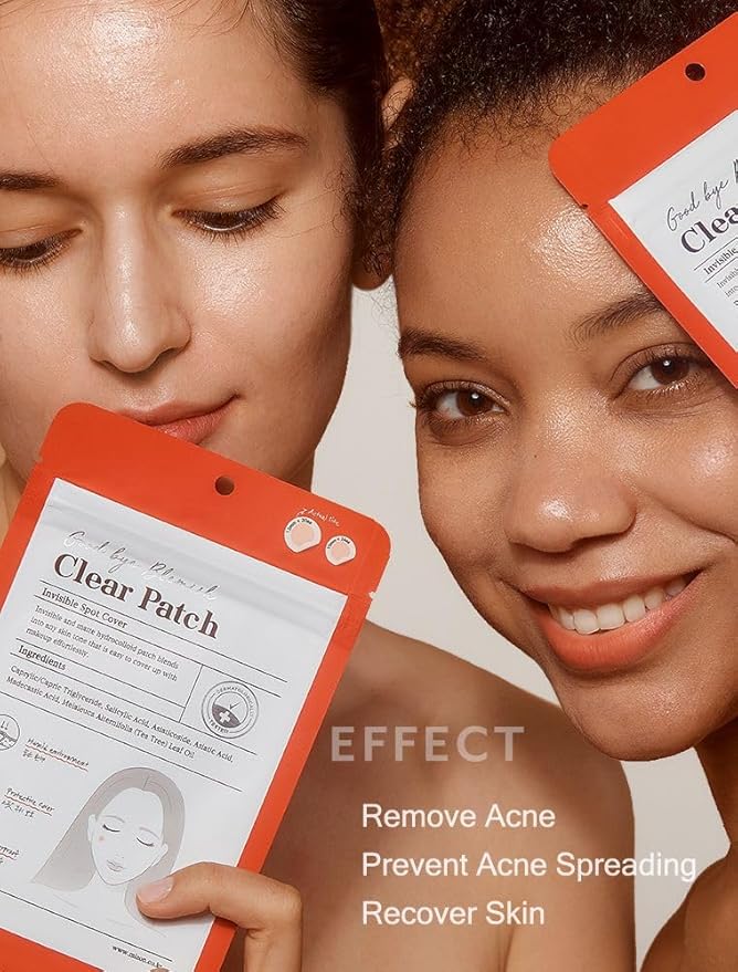 MIZON Good Bye Blemish Clear Patch Invisible Korean Acne Pimple Covering Zits Waterproof Non-drying Thin Cover Excellent Skin Adhesion Patch Spot Cover (44ea)