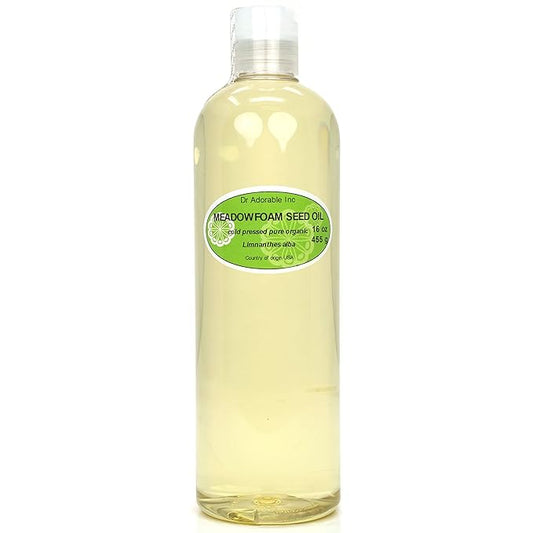 Dr Adorable - 16 oz - Meadowfoam Seed Oil - 100% Pure Natural Organic Cold Pressed