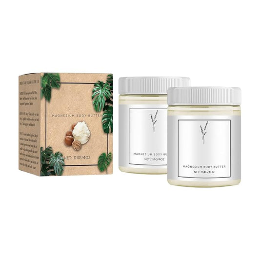 Neuropathy Cream, Neuropathy Mama Oasis Lotion，Magnesium Body Butter, Magnesium Cream for Neuropathy, Deeply Moisturizes Skin, Keep Soft Smooth, Suitable for All Skin Types 114g/2pcs