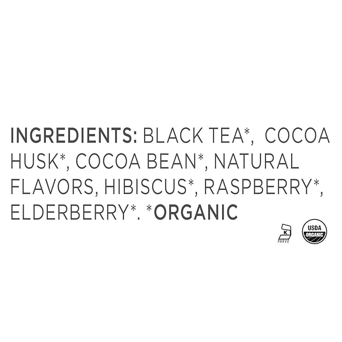 Tea Forte Raspberry Ganache Premium Organic Loose Leaf Caffeinated Black Tea Blend Canister, Makes 35-50 Cups, Tea Gifts for Mother's Day