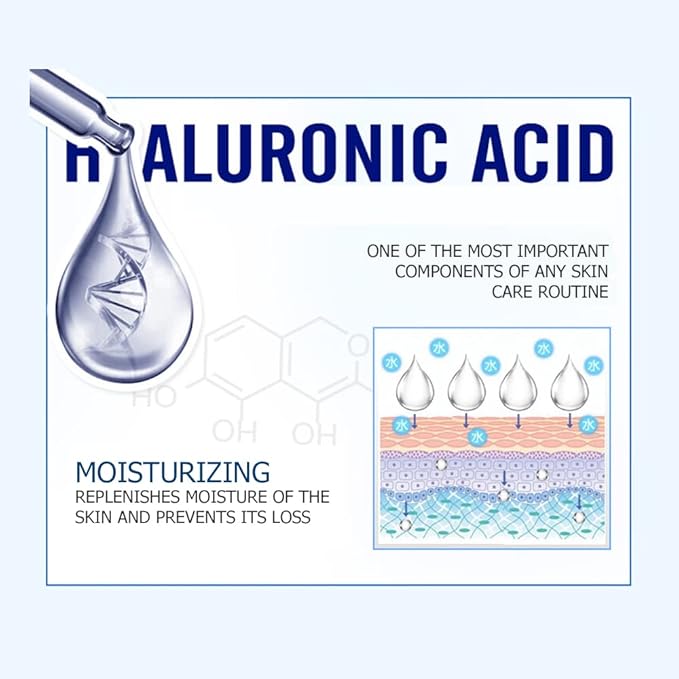 BIOAQUA Hyaluronic Acid Moisturizing Replenishment Facial Mask HA Reduces Acne Deep Cleanse 30g (5 Pack)