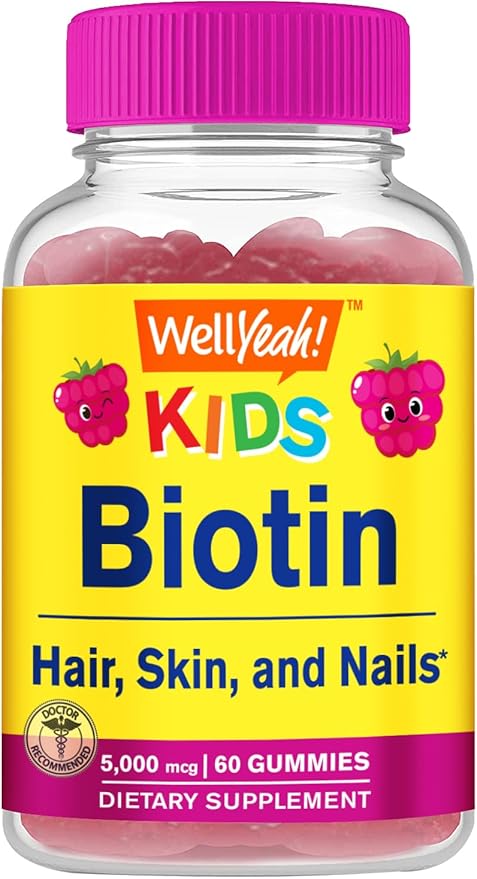 Zinc Kids 15mg + Biotin Kids, Gummies Bundle - Great Tasting, Vitamin Supplement, Gluten Free, GMO Free, Chewable Gummy