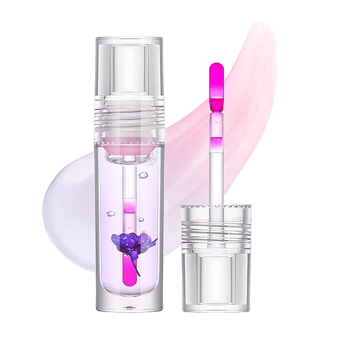 Flower Lip Oil, Hydrating Lip Glow lines