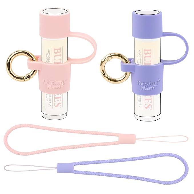 Desing Wish 2 PCS Silicone Lip Pink/Purple
