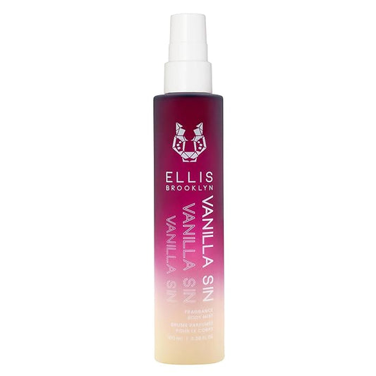 Ellis Brooklyn VANILLA Body Mist - Gourmand Perfume with Black Cherry, Fresh Freesia, & Bourbon Vanilla, Vegan Perfume Made In The USA, 100 ml/3.38 fl. oz