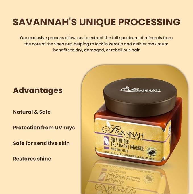 Hair Mask for Damaged Hair with Shea Butter & Keratin – Hydrate, Repair & Rejuvenate with Deep Moisture Treatment for Dry, Damaged, and Curly Hair