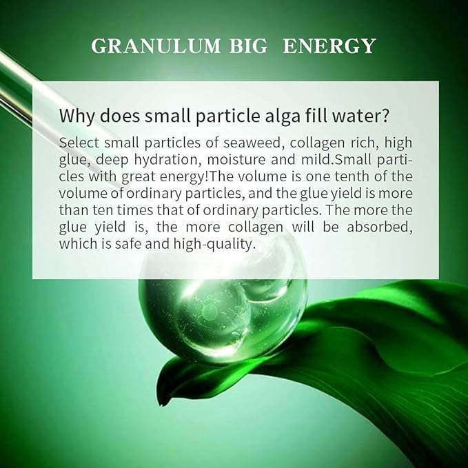 YYQ Seaweed Acne Mask Powder Natural Care Facial Treatments 250g