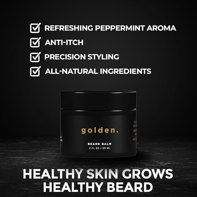 Golden Grooming Co. Beard Balm Oil