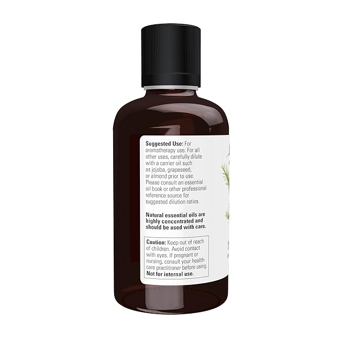 NOW Foods Essential Oils, Tea Tree Oil, Cleansing Aromatherapy Scent, Steam Distilled, 100% Pure, Vegan, Child Resistant Cap, 2-Ounce