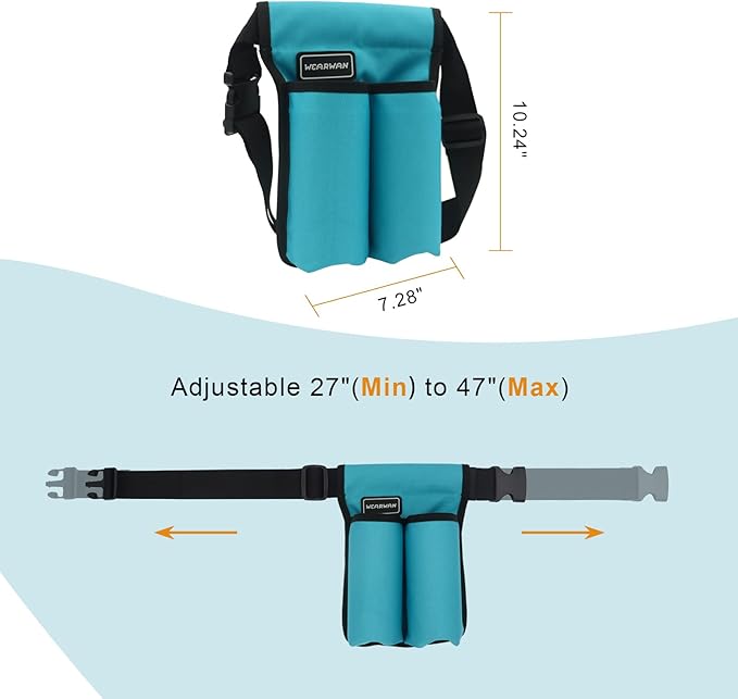 Massage Oil Holster, Adjustable and Durable Massage Holster, Bag only, Bottle not Included