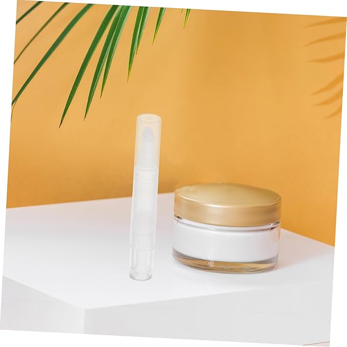 Didiseaon 3pcs Refillable Nail Oil Pen Set 5ML Empty Cuticle Oil Applicator with Tip for Travel and On The Go Nail Care