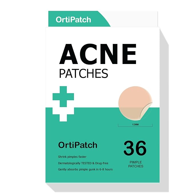 Pimple Patches for Face, Hydrocolloid Acne Patches, Absorb Zits and Blemishes, Invisible Spot Cover, Treatment for Breakouts, Acne Stickers with Salicylic Acid and Tea Tree Oil (36 Count)