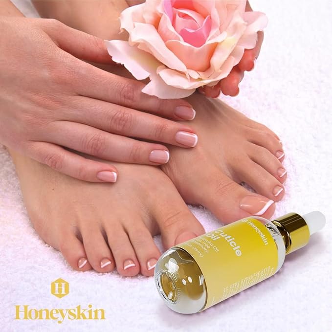 Cuticle Oil for Nails with Manuka Oil - Essential Oil for Nail Strengthener and Growth - Nail Oil Cuticle for Nail Treatment for Damaged Nails and cuticle Softener for Nails - 2 fl oz