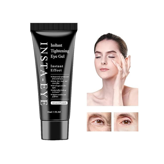 Instant Eye Tightener Cream,Under Eye Tightening Cream for Firm and Smooth the Look of Fine Lines,Reduces Dark Circles, Bags, Puffiness and Fine Lines,Instant Firm Face Tightener(30ml)