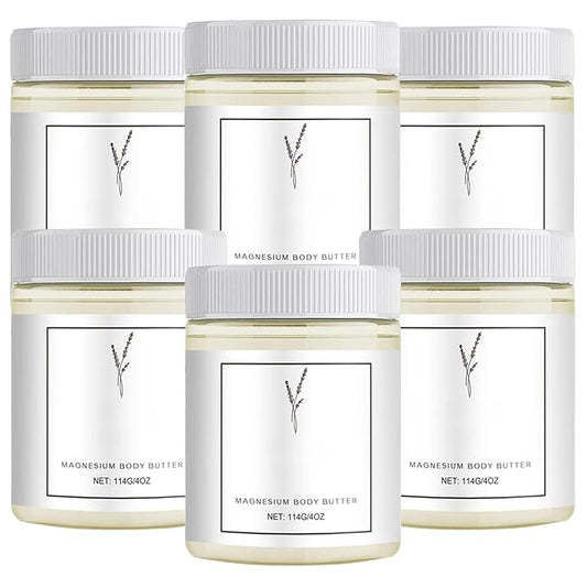 Neuropathy Cream, Magnesium Cream for Neuropathy,Magnesium Body Butter,Long-Lasting Hydration to Keep Skin Feeling Soft,Suitable for All Skin Types(6pcs)