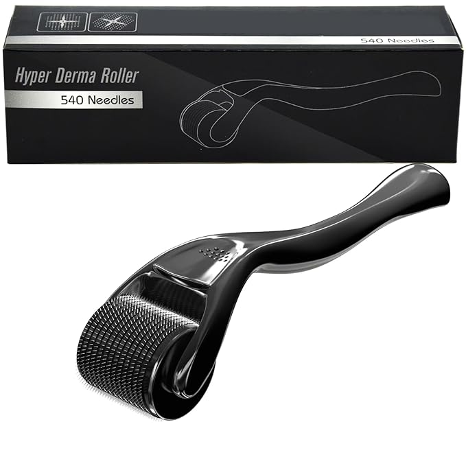 Derma Roller Beard Roller Microneedling Roller Dermaroller Ficial Roller Microneedle Micro Needle Roller 540 Titanium Home Use