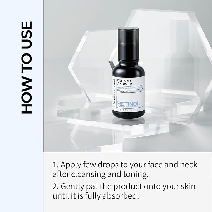 CNP Retinol PCL Eye Treatment Serum (1.01 fl.oz/ 30ml) - Tension Angle-Fit Ampule, Under Eye Tightening, Firming, Fine Lines and Dark Circles, Gifts for Women, Korean Skin Care